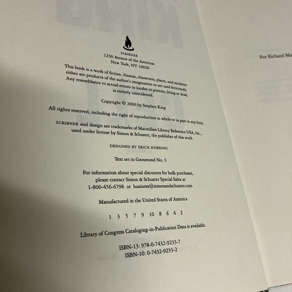 Stephen King Lot of (2) From a Buick 8, Cell - Hardcover Books - Acceptable - Picture 14 of 14